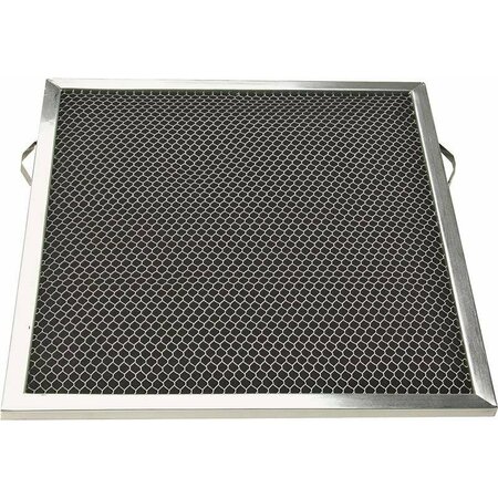 AIR KING AMERICA Odor Filter, Charcoal, Aluminum, For: Qz2 Series Range Hoods CF-06S